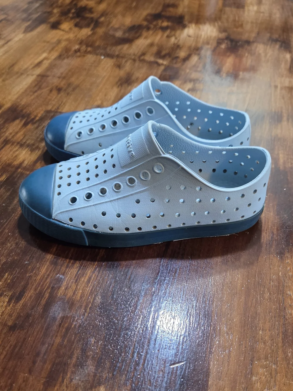 Native Shoes Jefferson Perforated Slip-On Sneakers Blue 12c